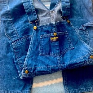 Vintage Osh Kosh B’gosh women’s overalls. Sz 3. Indigo wash.
